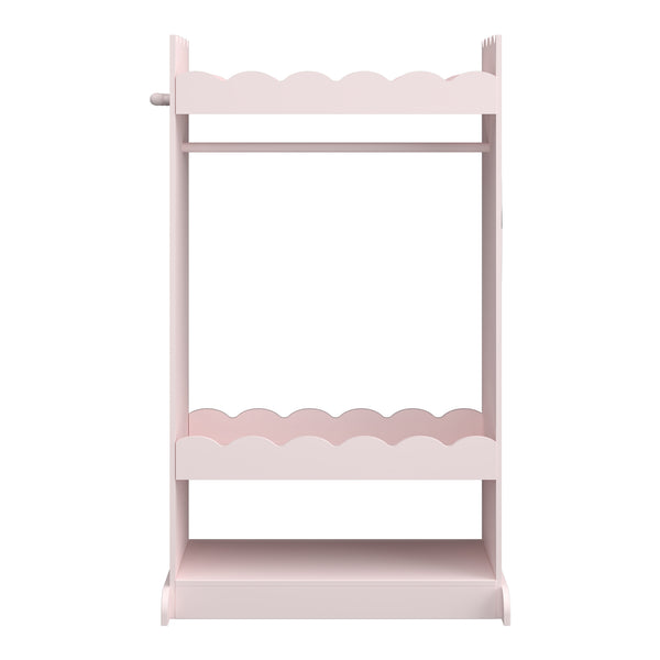 Szafa dziecięca Vestnes z lustrem 115x63x38 cm Cotton Candy [en.casa]