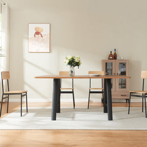 Stelaż stołu zestaw 2 szt. Hullem stal 72x70x10 cm czarny [en.casa]