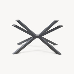 Stelaż stołu Bemeenel 120x75x72 cm stal czarna [en.casa]