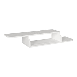 Wisząca szafka RTV Kershaby 120x30x19 cm biała [en.casa]