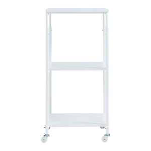 Stół na kółkach do drukarki Janertu 82x39x35 cm Biały [en.casa]
