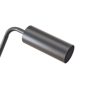 Lampa podłogowa Vatka GU10 metal czarny / marmur, biały [lux.pro]