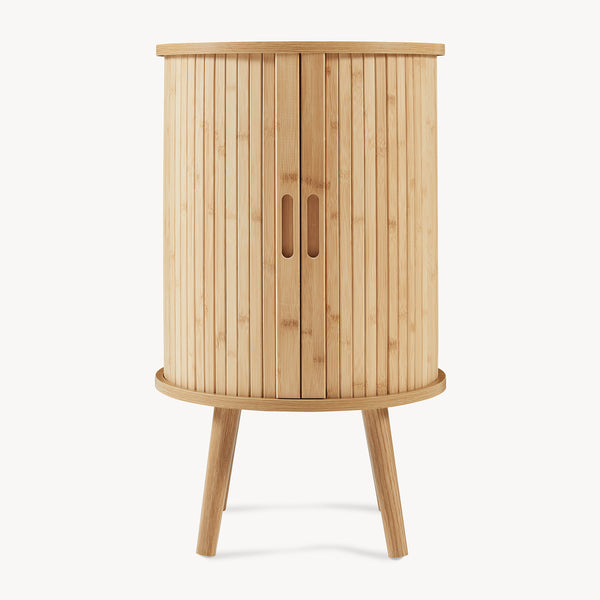 Stolik nocny Nordkapp 65x40 cm bambus [en.casa]