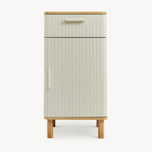 Szafka łazienkowa Ferrersp 80x40x35 cm, optyka dębu/kolor piaskowy [en.casa]