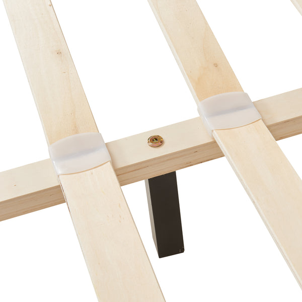 Łóżko ze sztucznej skóry Albacete 180x200cm białe Corium