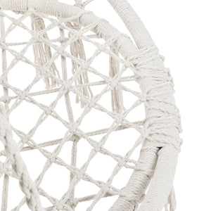 Fotel wiszący Tampico max. 100 kg do użytku wewnątrz i na zewnątrz kremowy casa.pro