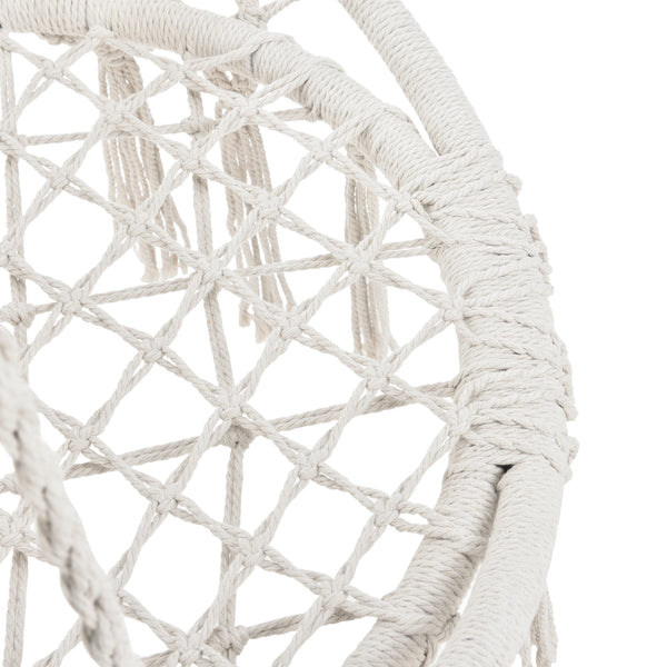 Fotel wiszący Tampico max. 100 kg do użytku wewnątrz i na zewnątrz kremowy casa.pro