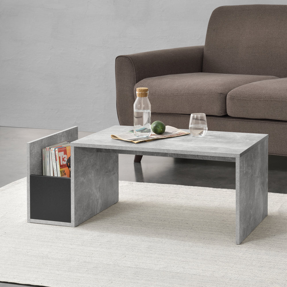 Stolik kawowy Bollnäs 90x45x35 cm z półką, różne kolory en.casa - premiumXL