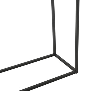 Stojak na kwiaty Anderlues zestaw 2 szt. czarny/mosiężny en.casa