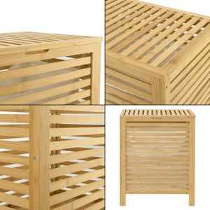 Bambusowy kosz na pranie Skövde [en.casa]