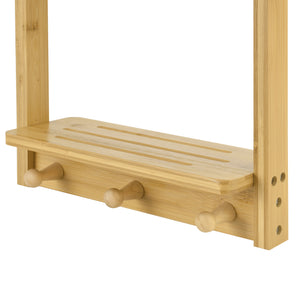 Bambusowa półka ścienna Lidingö 29x10x70cm [en.casa]