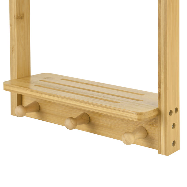 Bambusowa półka ścienna Lidingö 29x10x70cm [en.casa]