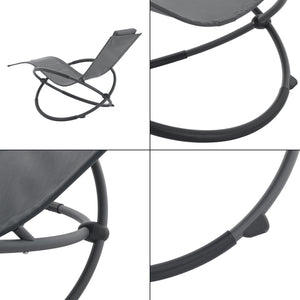 Leżak bujany Pulsano 150 kg ciemnoszary [en.casa]