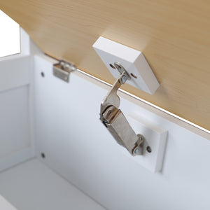 Zestaw stolików dziecięcych Lousame drewno sosnowe naturalny / biały [en.casa]