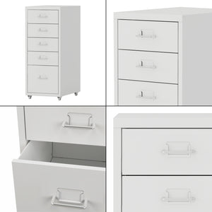 Kontener mobilny Kökar z 5 szufladami 69x28x41 cm [en.casa]