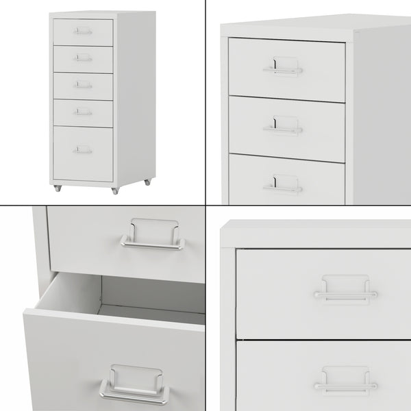 Kontener mobilny Kökar z 5 szufladami 69x28x41 cm [en.casa]