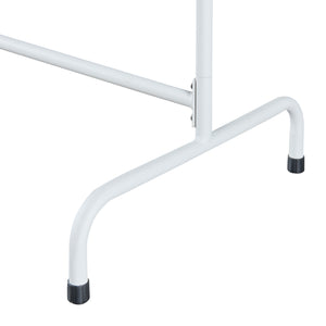 Wieszak na ubrania Haderup 137 x 100 x 45 cm biały [en.casa]