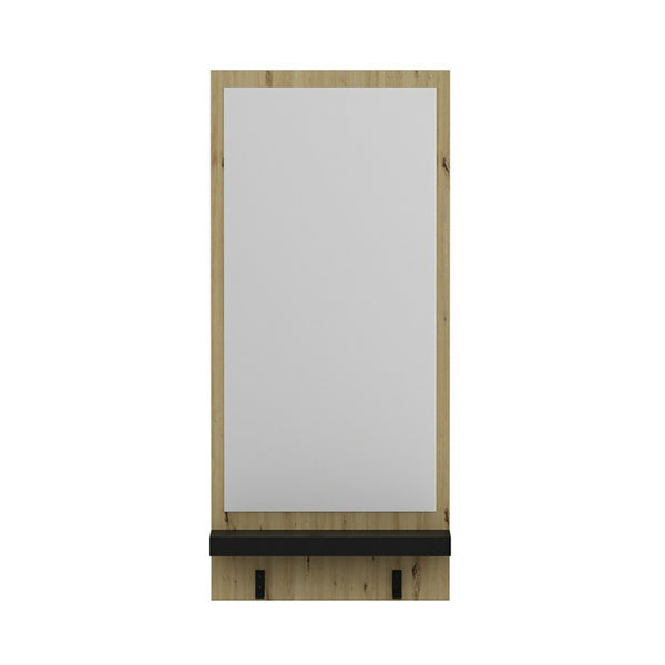 Panel do szafy Humlebæk dąb/czarny [en.casa]