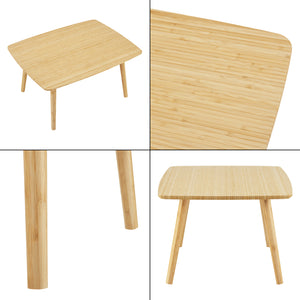 Stolik kawowy Nurmijärvi bambus 40x80x60 cm [en.casa]