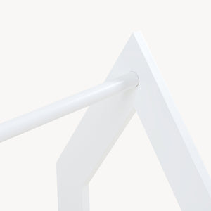 Wieszak na płaszcze Værløse 78x75x35cm Biały [en.casa]