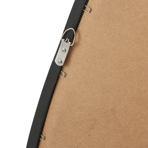 Lustro ścienne Copertino 70x50 cm czarne, matowe [en.casa]