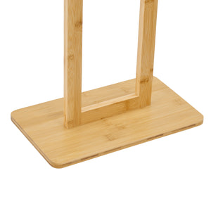 Bambusowy wieszak na ręczniki Træna [en.casa]