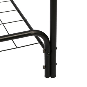 Wieszak na płaszcze Vallø metal czarny [en.casa]