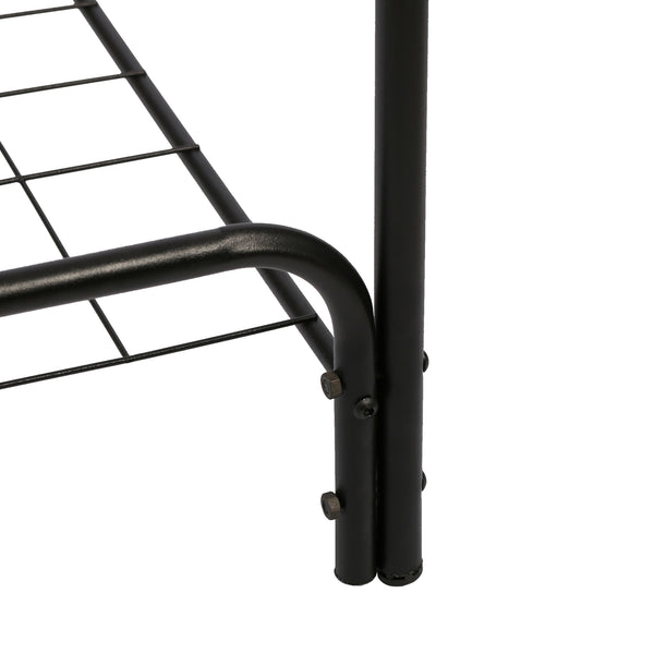 Wieszak na płaszcze Vallø metal czarny [en.casa]