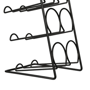 Stojak na wino Bergnicourt na 6 butelek [en.casa]