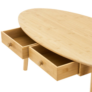 Stolik kawowy Harboøre bamboo nature [en.casa]