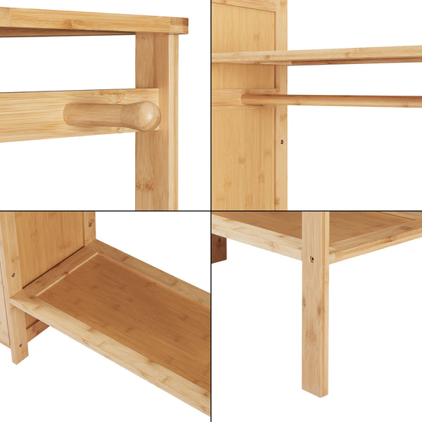 Wieszak bambusowy Oldsum [en.casa]