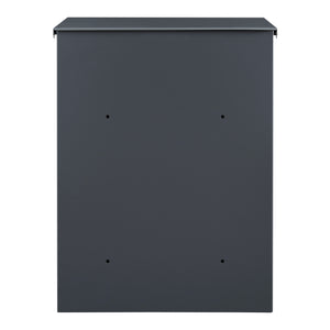 Skrzynka na listy Søllerød 58x44x35cm antracyt [en.casa]