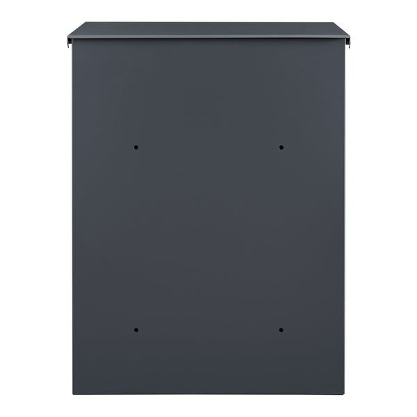 Skrzynka na listy Søllerød 58x44x35cm antracyt [en.casa]
