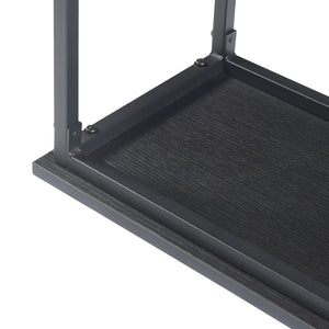 Stojak na drewno opałowe Turku z półkami 60x30x112cm [en.casa]