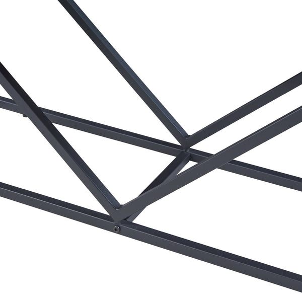 Vaasa stojak na drewno opałowe z siedziskiem 100x30x50cm [en.casa]