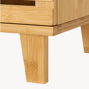 Szafka podumywalkowa Iveland 60x40x30cm bambus [en.casa]