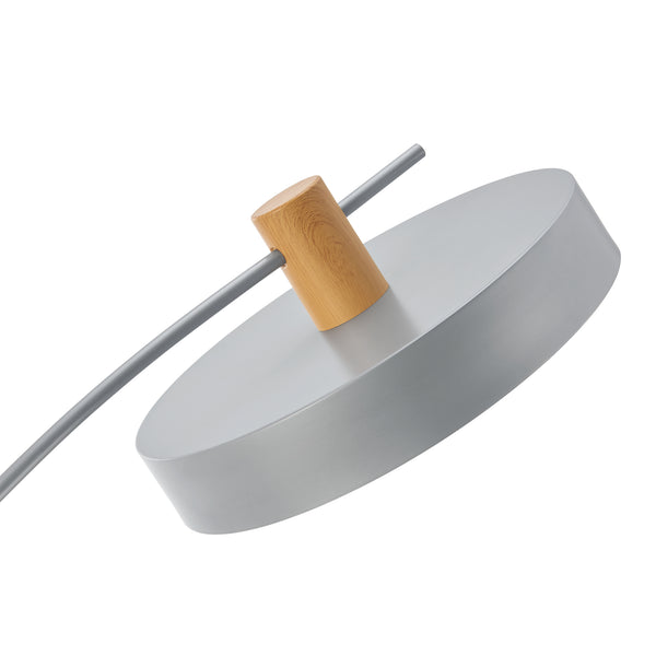 Lampa łukowa Stafford szara [lux.pro]