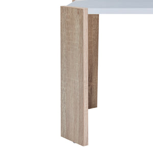 Zestaw 3 stolików kawowych Rantasalmi w kolorze biały/dąb [en.casa]