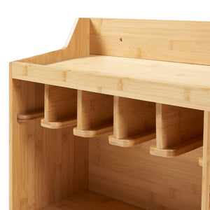 Organizer na narzędzia Gjemnes 86x25x45 cm bambus [en.casa]