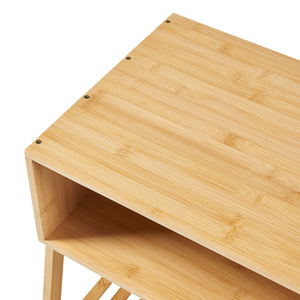 Stolik nocny Håbo 50x45x36 cm bambus [en.casa]