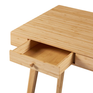 Biurko Hässleholm bambus 100x50x75cm naturalne [en.casa]