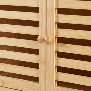 Półka łazienkowa Haugesund 158x60x26 cm bambus [en.casa]