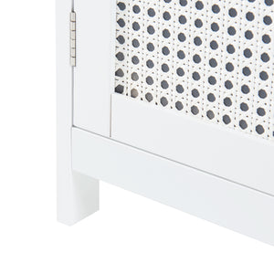 Szafka wysoka Karlsøy 161x35x32cm biała [en.casa]