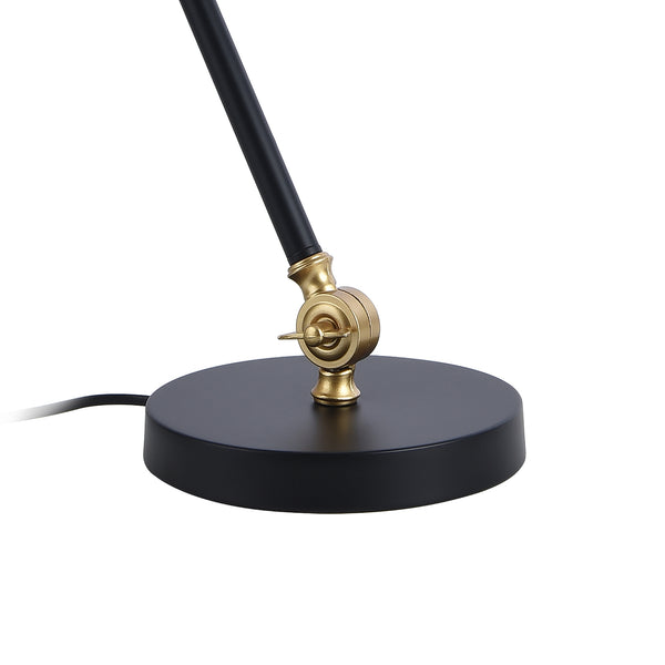 Lampa stołowa Abergele czarny / złoty [lux.pro]