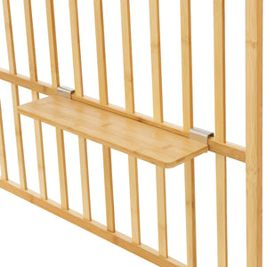 Półka ścienna Røst 120x80x13cm bambus [en.casa]