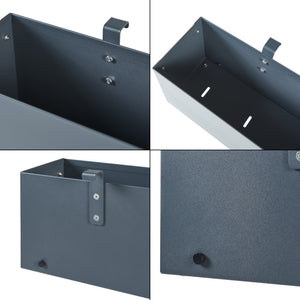 Doniczka na kwiaty Achtkarspelen 50x12x15cm antracyt [en.casa]