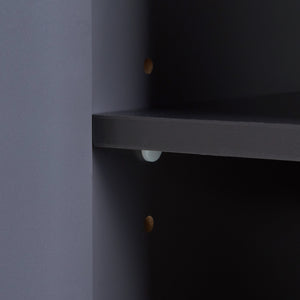 Szafka wysoka Overath 160x30x30cm szara [en.casa]