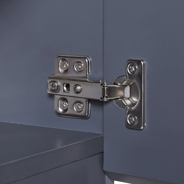 Szafka wisząca Overath 30x30x60 cm szara [en.casa]