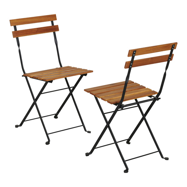 Zestaw bistro Bovino 3-częściowy drewno akacjowe [casa.pro]