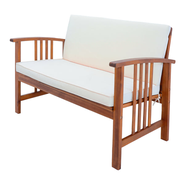 Zestaw mebli ogrodowych Brissogne 4 szt. drewno akacjowe z certyfikatem FSC® [en.casa]